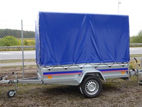 B.7323 fritidstrailer m/høj presenning